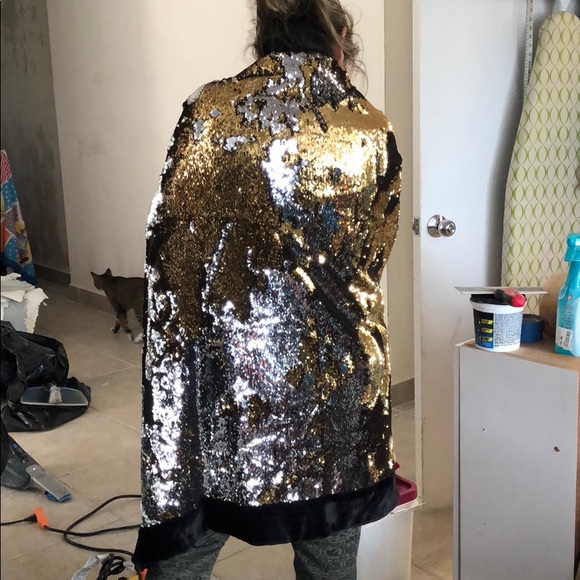 Silver / Gold Mermaid sequined blanket burning man